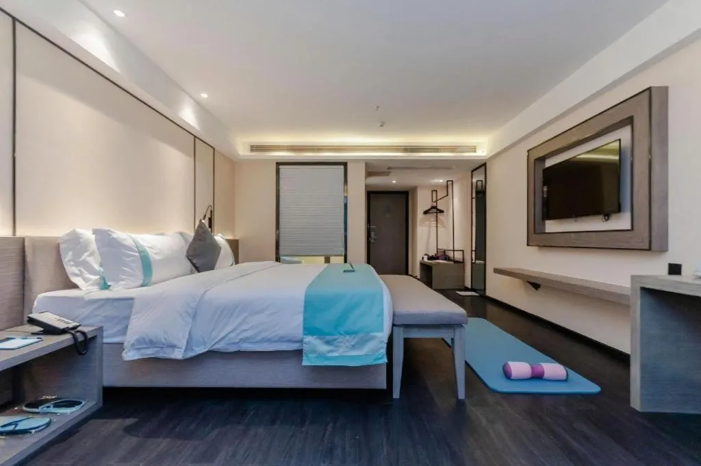 Bed in Xana Lite Guiyang Huaguoyuan Shuangzi Towers