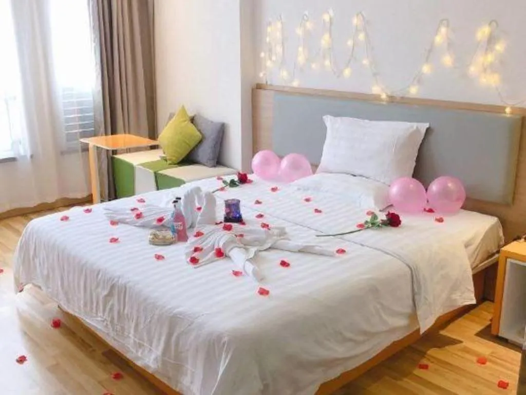 Bed in 7Days Inn Tianjin Airport NO.1 Bridge Branch