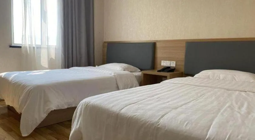 Bed in 7Days Inn Tianjin Airport NO.1 Bridge Branch