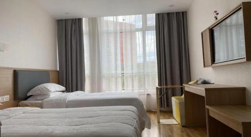 Bed in 7Days Inn Tianjin Airport NO.1 Bridge Branch