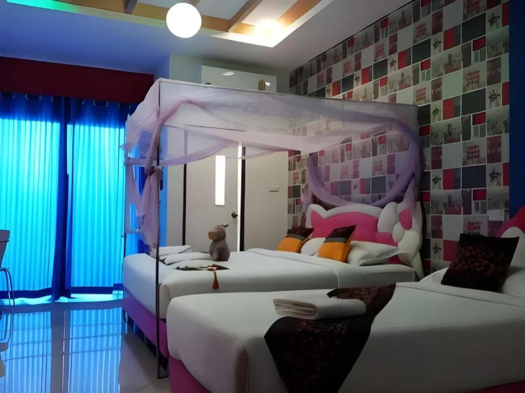 Bed in The Linux Garden Hotel (City Amphur Muang Yala)
