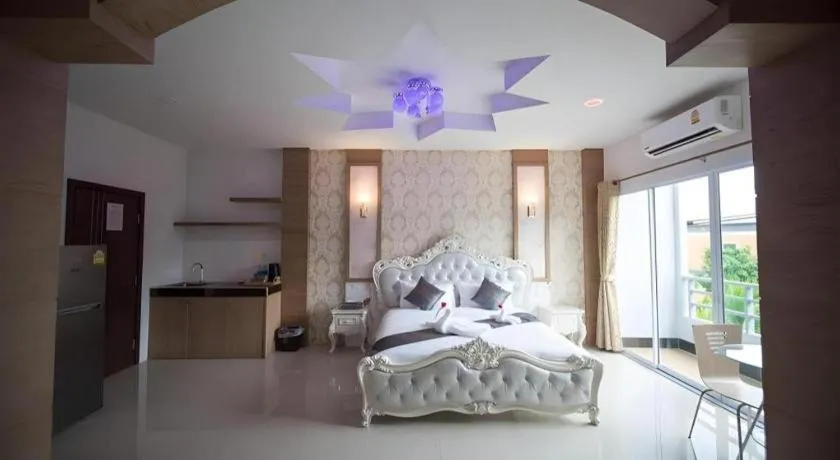 Bed in The Linux Garden Hotel (City Amphur Muang Yala)