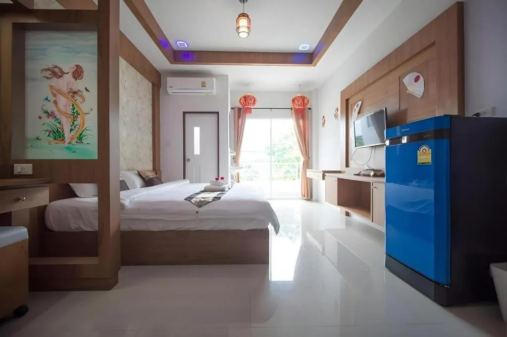 Bed in The Linux Garden Hotel (City Amphur Muang Yala)