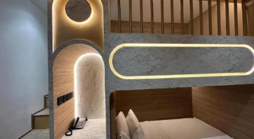 Bed in Grand City Hotel