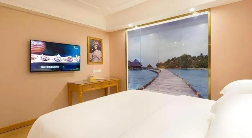 Bed in Vienna Hotel Changsha Wuyi Avenue Railway Station