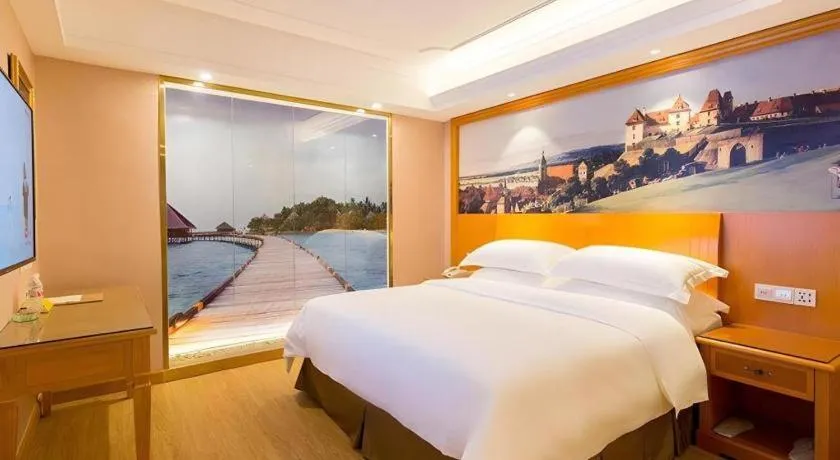 Bed in Vienna Hotel Changsha Wuyi Avenue Railway Station