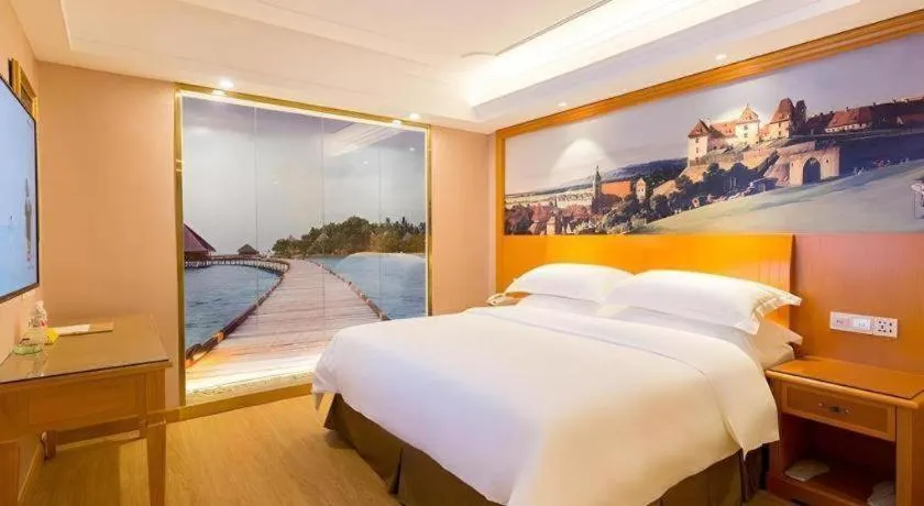 Bed in Vienna Hotel Changsha Wuyi Avenue Railway Station