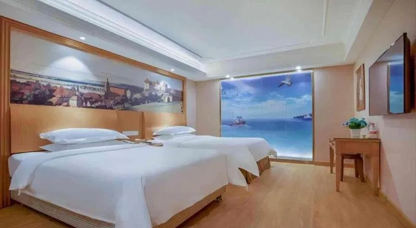 Bed in Vienna Hotel Changsha Wuyi Avenue Railway Station