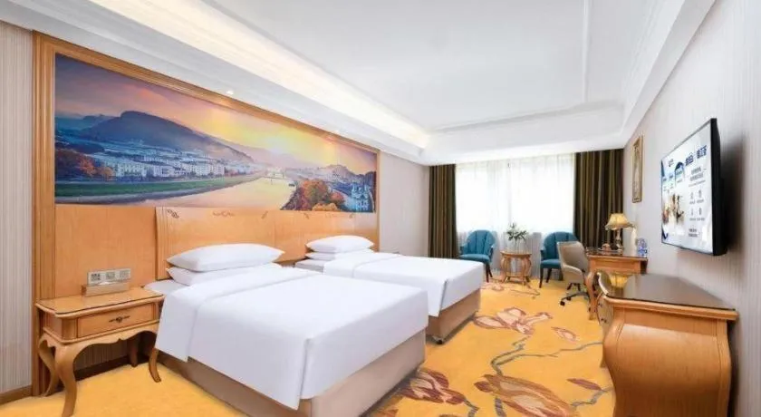 Bed in Vienna Hotel Chengdu Airport Shuangliu Wanda