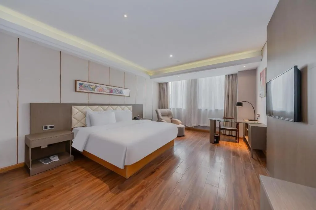 Bed in Yitel Shanghai Hongqiao Railway Station National Convention and Exhibition Center