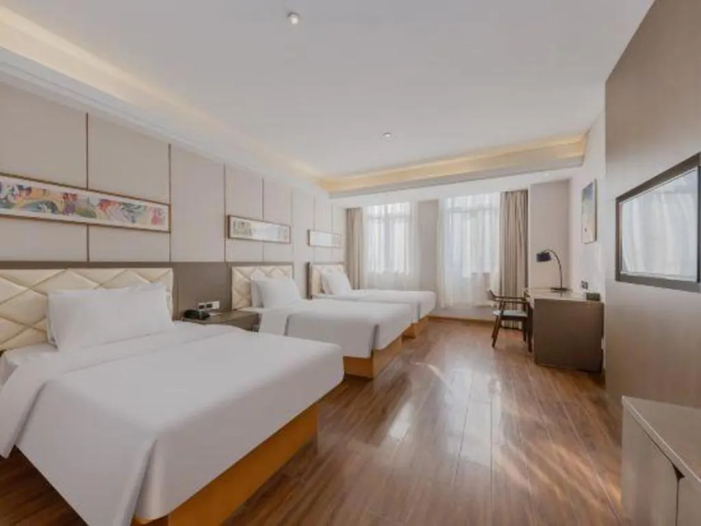 Bed in Yitel Shanghai Hongqiao Railway Station National Convention and Exhibition Center