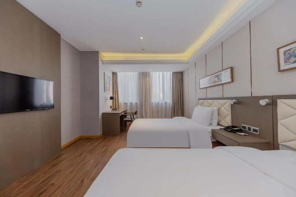 Bed in Yitel Shanghai Hongqiao Railway Station National Convention and Exhibition Center