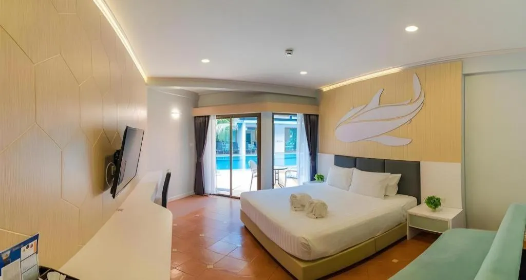 Bed in The Bed Vacation Rajamangala Hotel