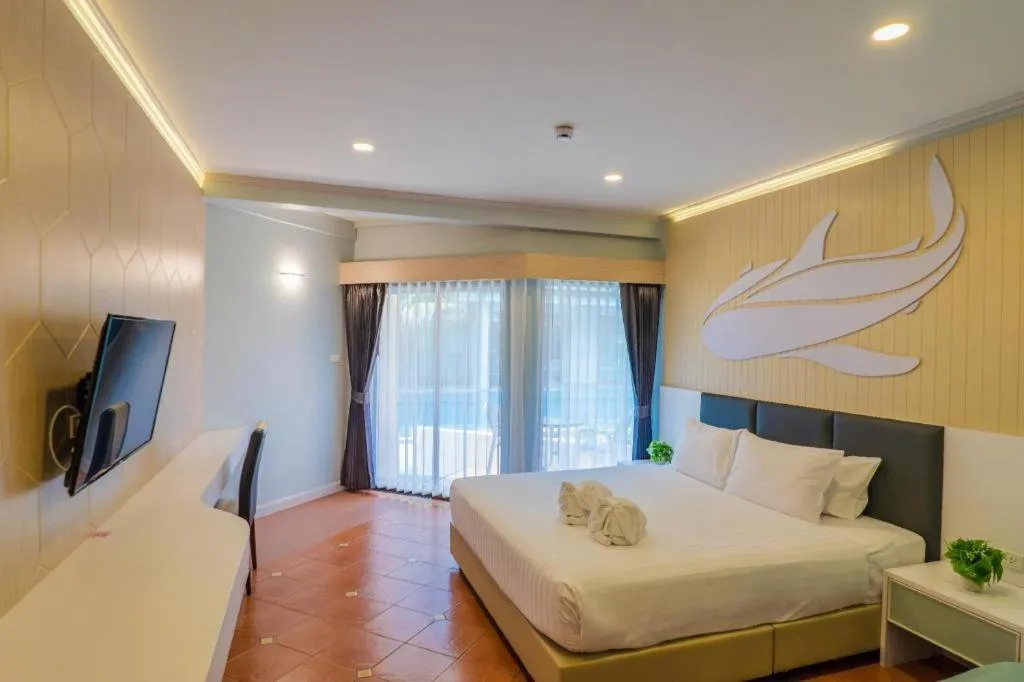 Bed in The Bed Vacation Rajamangala Hotel