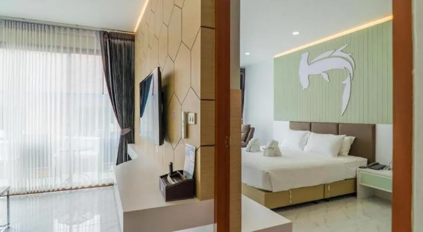 Bed in The Bed Vacation Rajamangala Hotel