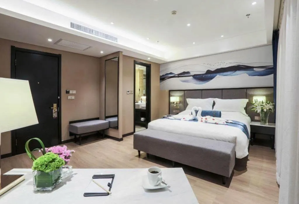 Bed in Yitel Shenyang Hunnan Olympic Sports Center Wanda Plaza