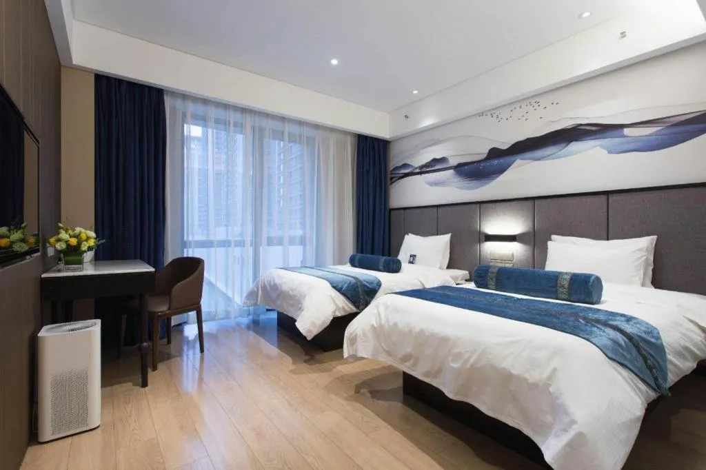 Bed in Yitel Shenyang Hunnan Olympic Sports Center Wanda Plaza