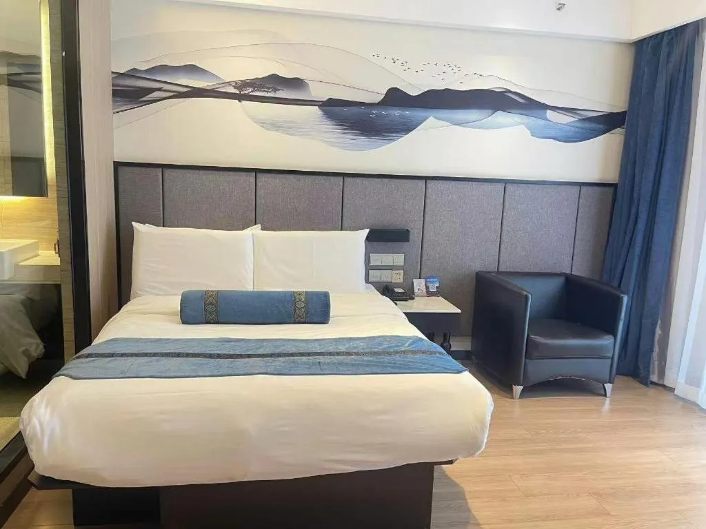 Bed in Yitel Shenyang Hunnan Olympic Sports Center Wanda Plaza