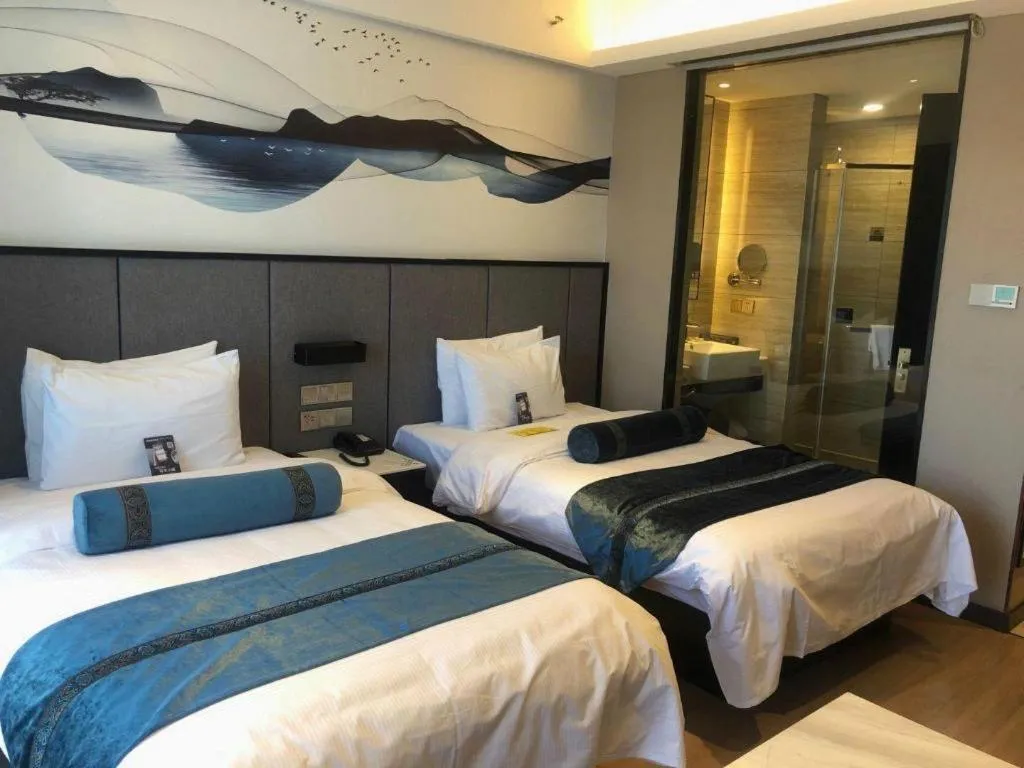 Bed in Yitel Shenyang Hunnan Olympic Sports Center Wanda Plaza