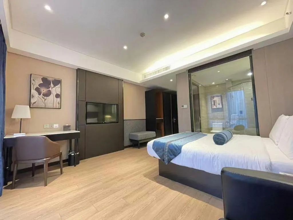 Bed in Yitel Shenyang Hunnan Olympic Sports Center Wanda Plaza