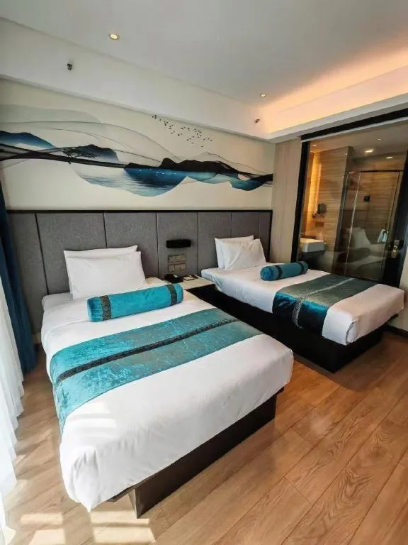 Bed in Yitel Shenyang Hunnan Olympic Sports Center Wanda Plaza