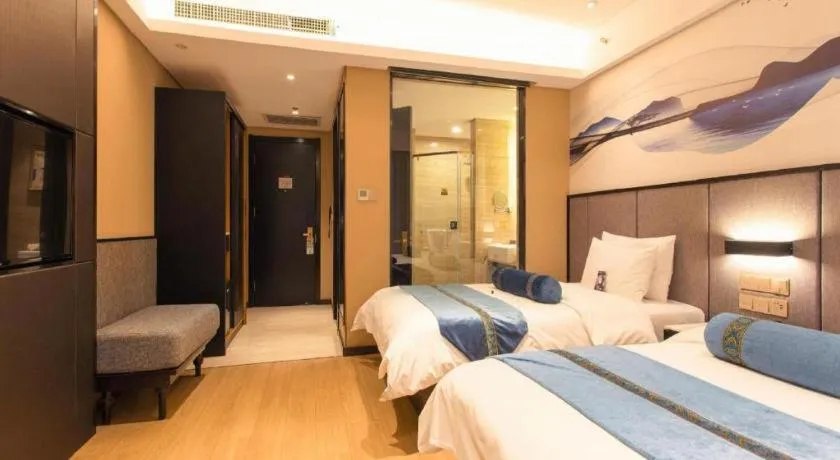 Bed in Yitel Shenyang Hunnan Olympic Sports Center Wanda Plaza