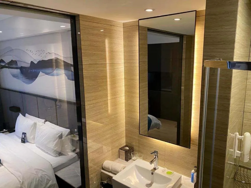 Bed in Yitel Shenyang Hunnan Olympic Sports Center Wanda Plaza