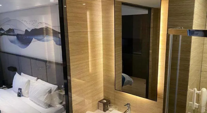 Bed in Yitel Shenyang Hunnan Olympic Sports Center Wanda Plaza