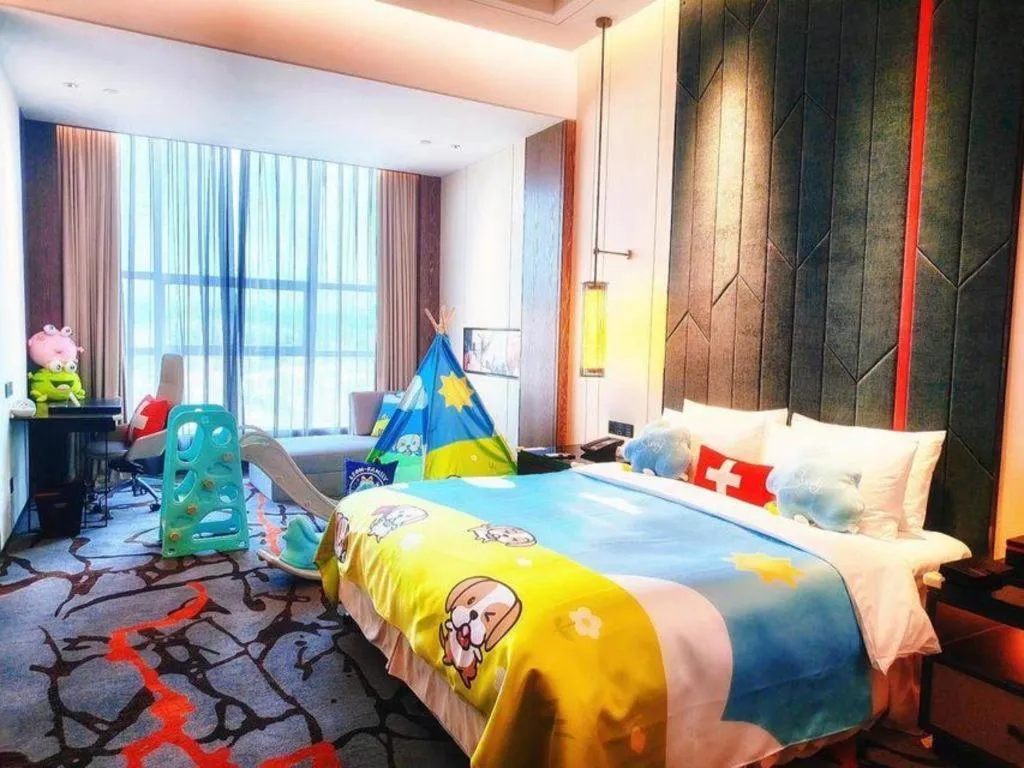 Bed in Swisstouches Hotel Ankang