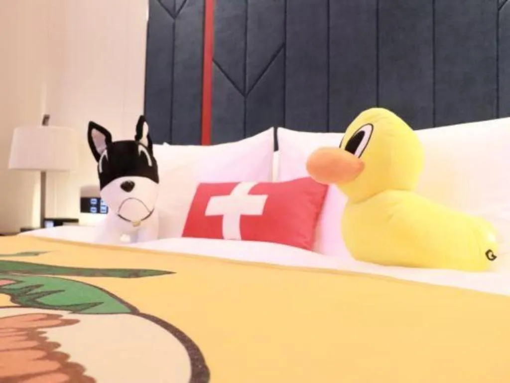 Bed in Swisstouches Hotel Ankang