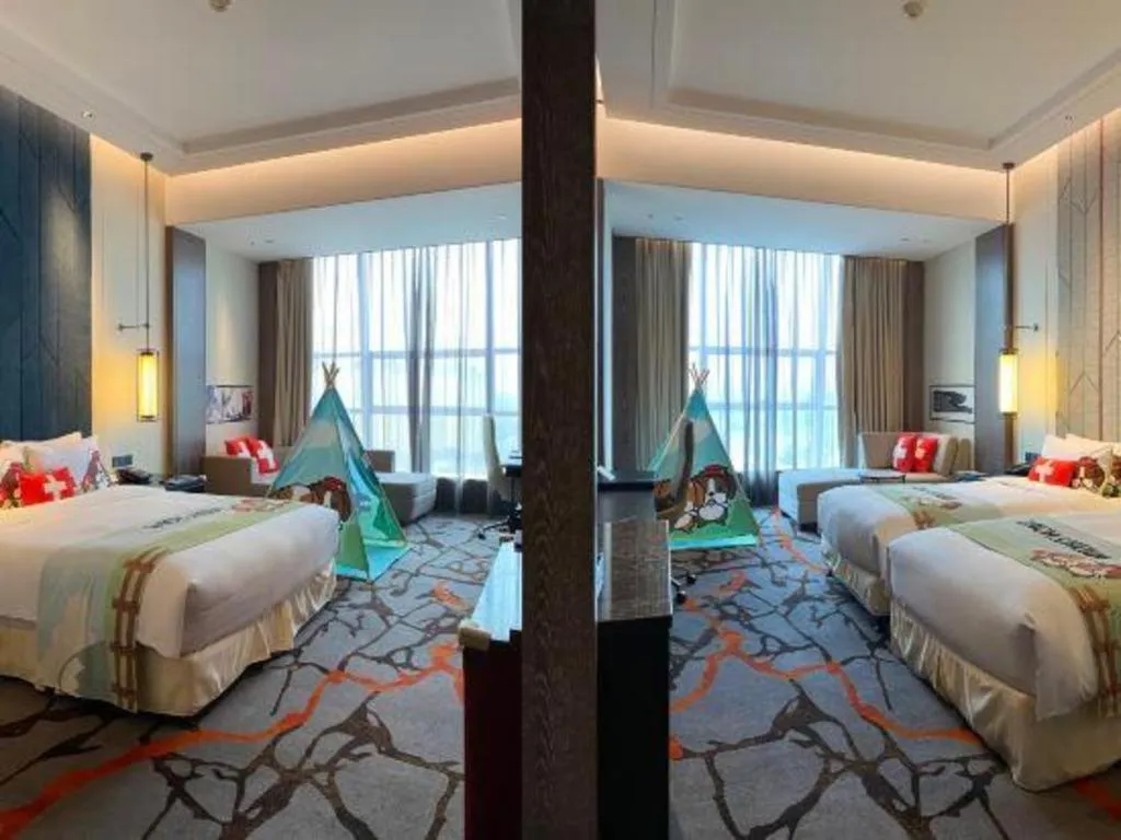 Bed in Swisstouches Hotel Ankang