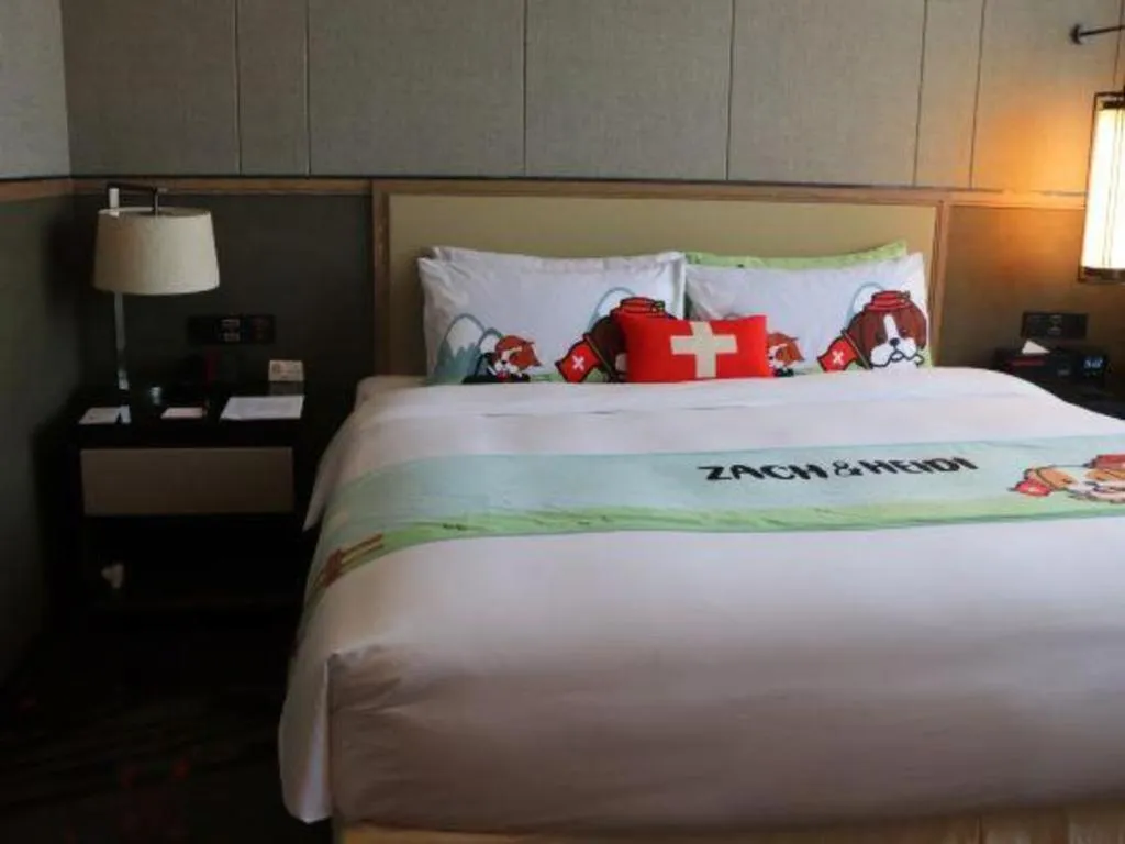 Bed in Swisstouches Hotel Ankang