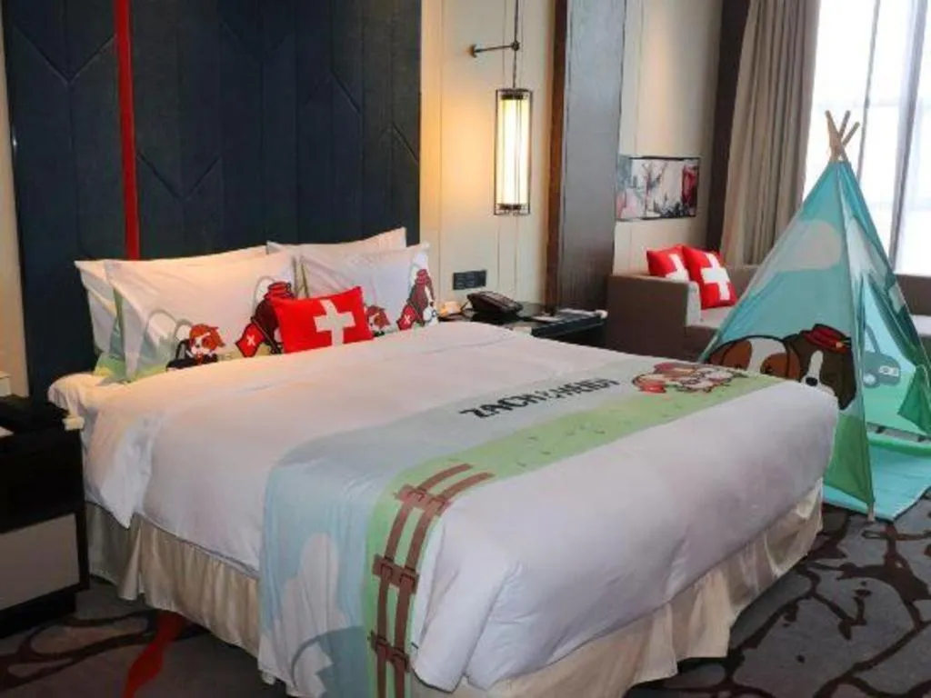 Bed in Swisstouches Hotel Ankang