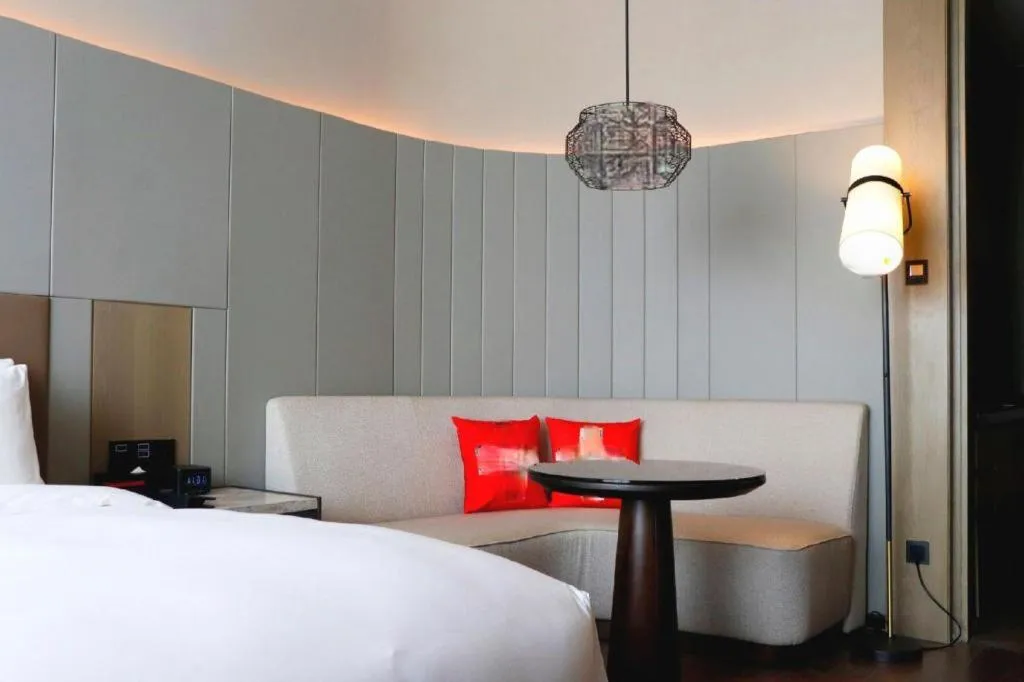 Bed in Swisstouches Hotel Ankang