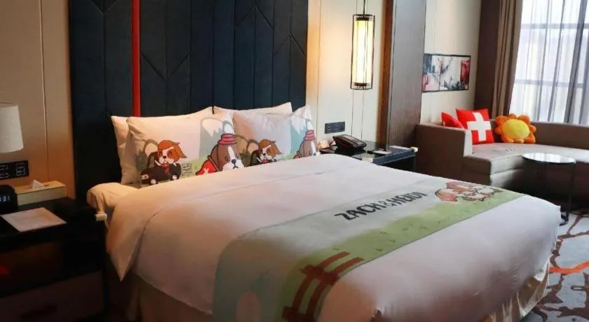 Bed in Swisstouches Hotel Ankang