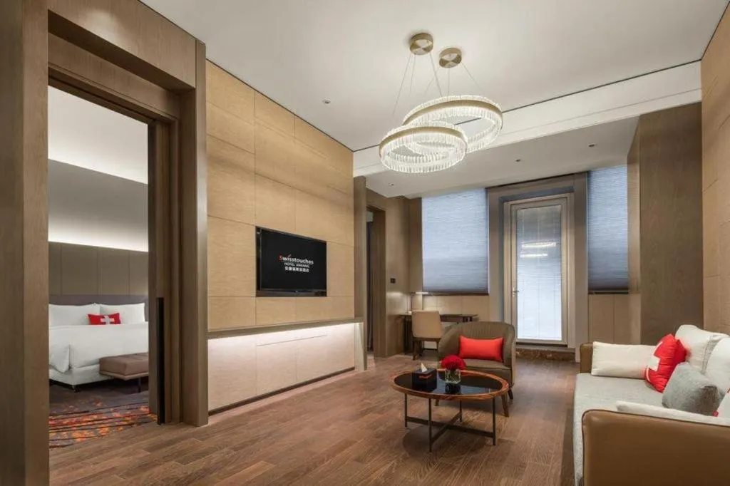 Bed in Swisstouches Hotel Ankang