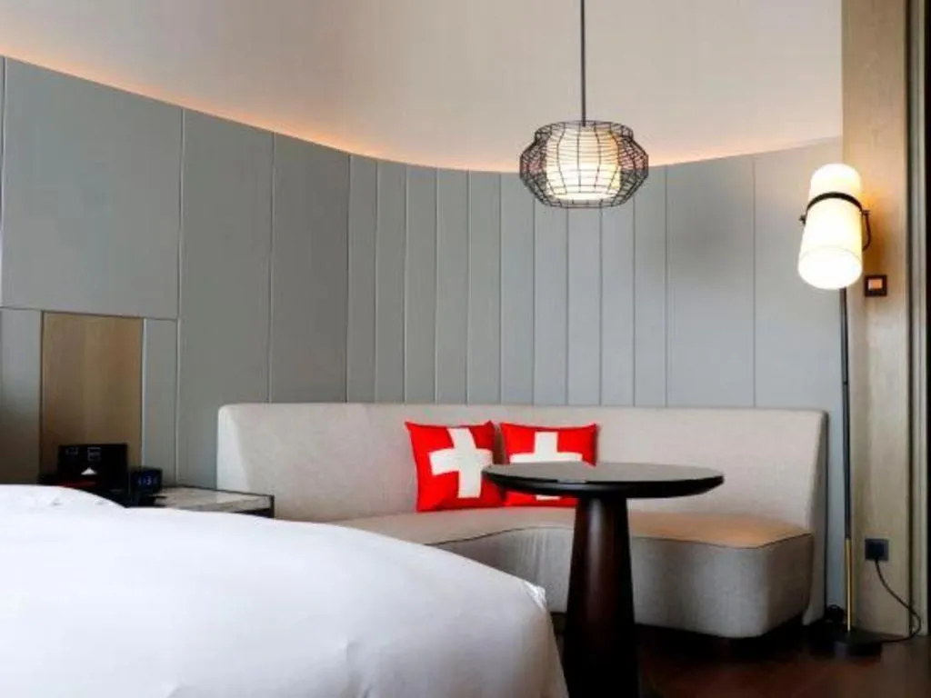 Bed in Swisstouches Hotel Ankang