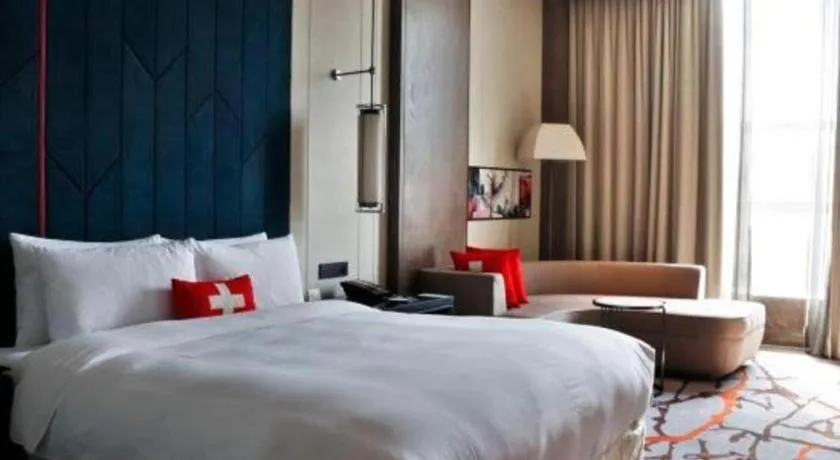 Bed in Swisstouches Hotel Ankang