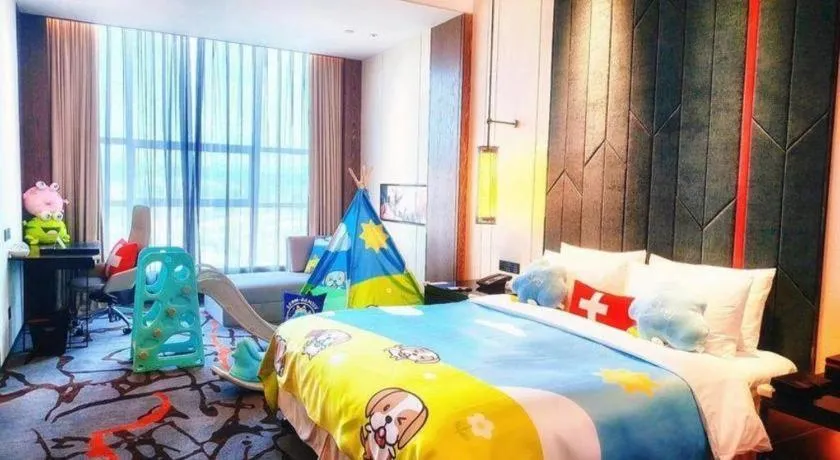 Bed in Swisstouches Hotel Ankang