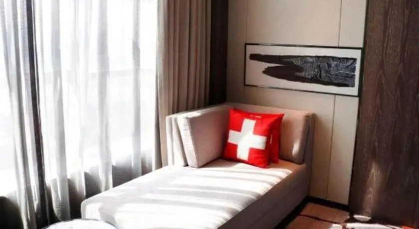Bed in Swisstouches Hotel Ankang