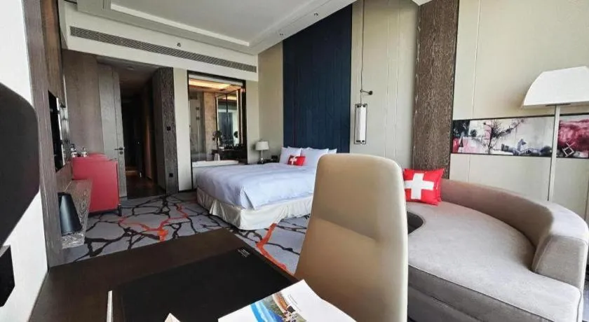 Bed in Swisstouches Hotel Ankang