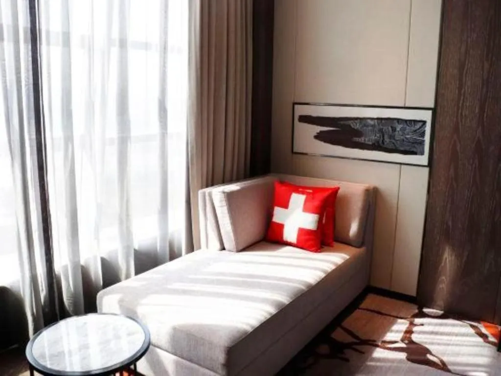 Bed in Swisstouches Hotel Ankang