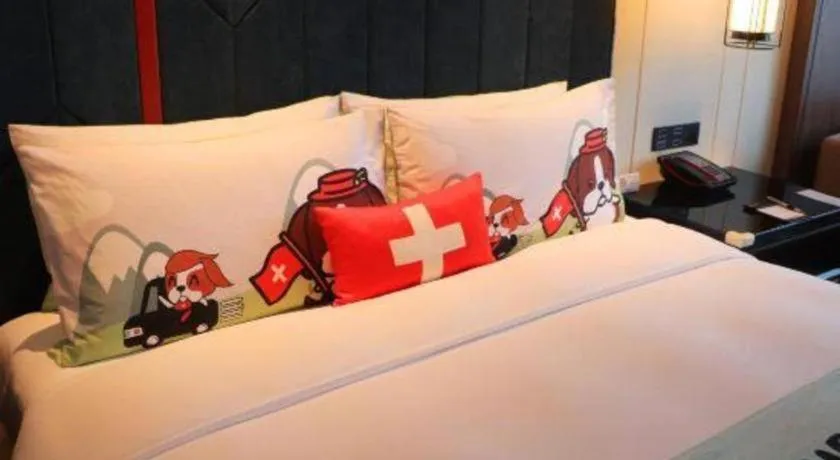 Bed in Swisstouches Hotel Ankang