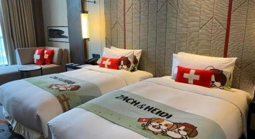 Bed in Swisstouches Hotel Ankang