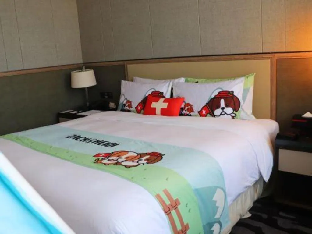 Bed in Swisstouches Hotel Ankang