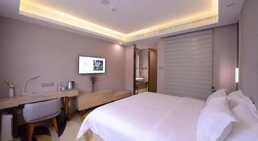 Bed in Lavande Hotel Wuhan Huazhong Normal University Guangbutun Metro Station