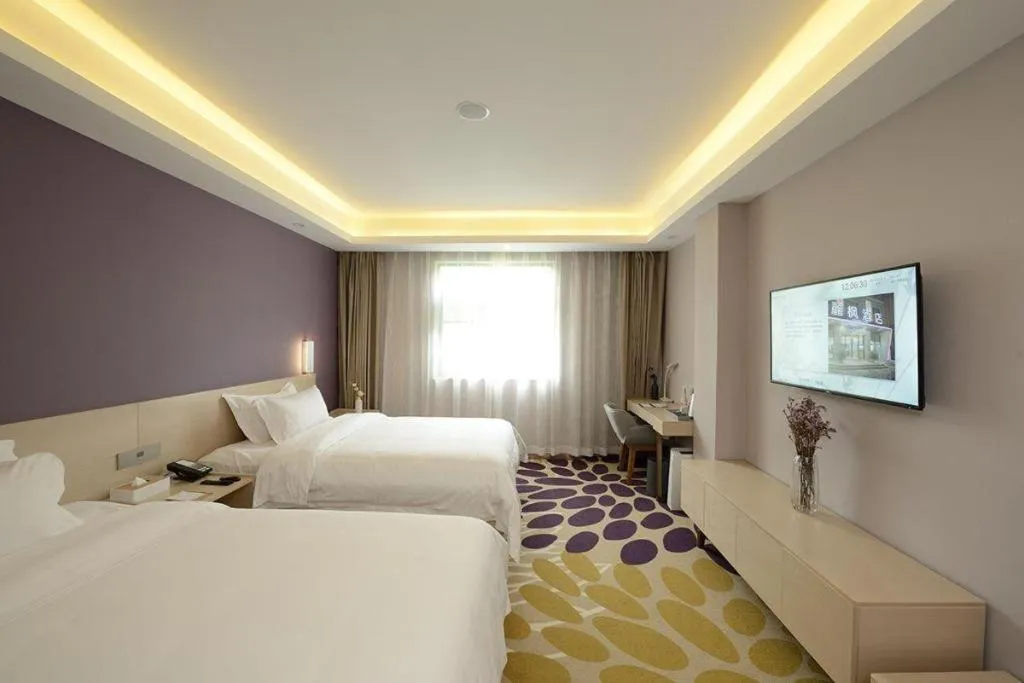 Bed in Lavande Hotel Wuhan Huazhong Normal University Guangbutun Metro Station