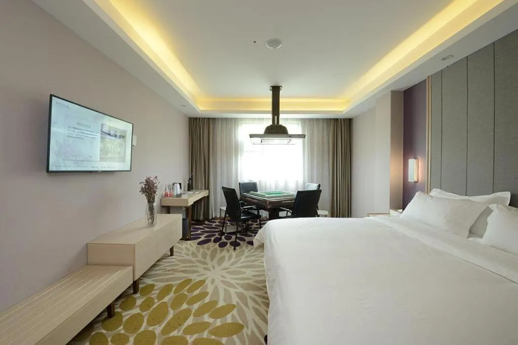 Bed in Lavande Hotel Wuhan Huazhong Normal University Guangbutun Metro Station
