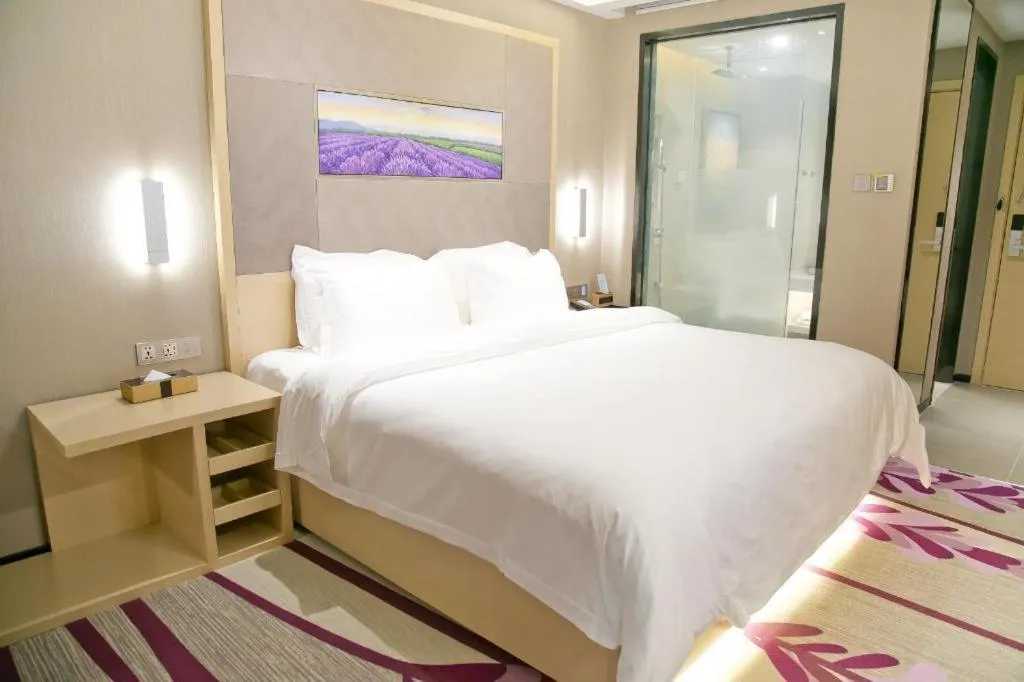 Bed in Lavande Hotels Shenzhen Longgang Dayun Center Jixiang Metro Station