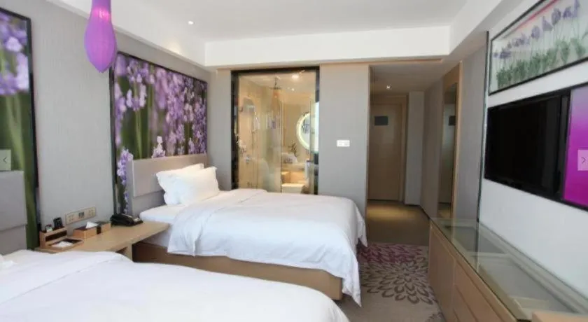 Bed in Lavande Hotels Changzhi City God Temple